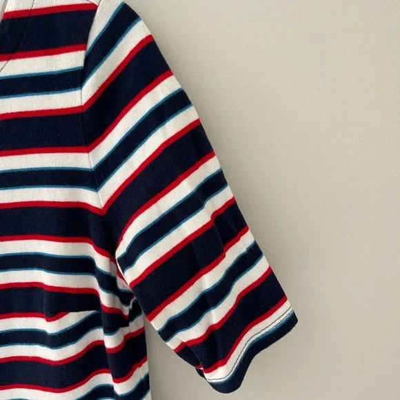 Tommy Hilfiger Navy and Red Striped Dress - Picture 4 of 8